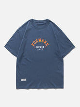 Baumwoll-T-Shirt mit FORWARD-Print